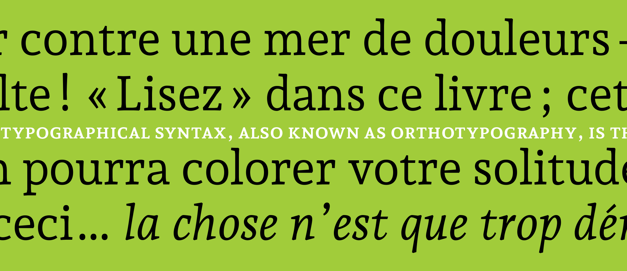 Andada Orthotypography