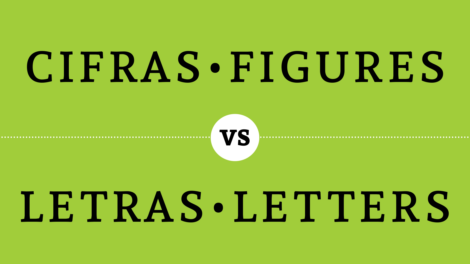 Andada ht figures vs letters