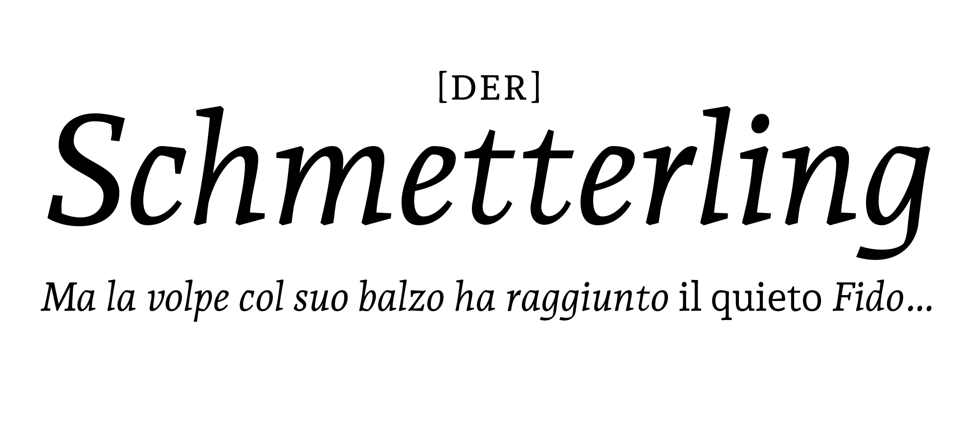 Andada italic